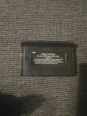 Sega Master System Black Belt Authentic Game Cleaned Tested Working - Thumbnail 2