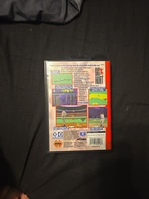 Frank Thomas Big Hurt Baseball (Sega Genesis, 1995) CIB including Baseball Card - Thumbnail 2