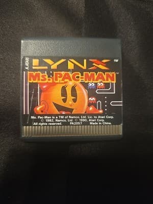 Ms. Pac-Man (Atari Lynx, 1990) - Cart Only Tested And Working - Image 1
