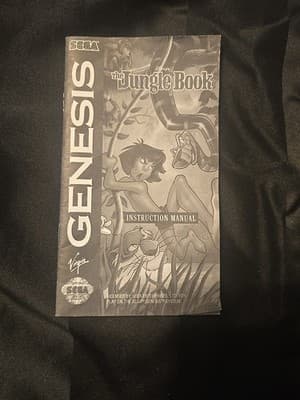 The Jungle Book (Sega Genesis, 1995) CIB Cardboard Box, Tested Working - Thumbnail 4