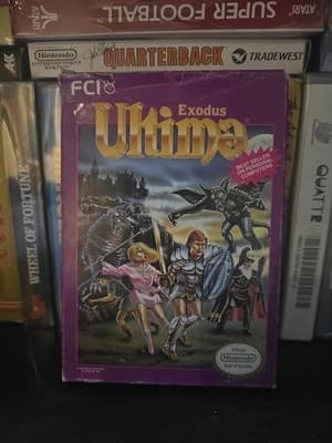 Ultima: Exodus (NES, 1989) Tested And Working CIB - Image 1