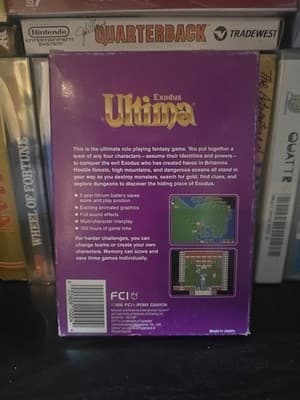 Ultima: Exodus (NES, 1989) Tested And Working CIB - Thumbnail 2