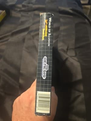 World of Illusion Sega Genesis Complete w/ Cardboard Box, Manual Game Tested - Thumbnail 3