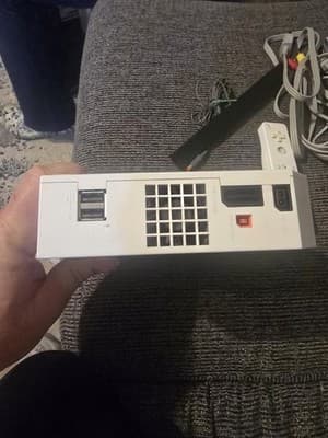 Nintendo Wii Console - White GameCube Compatible Tested Working With Controler - Thumbnail 3