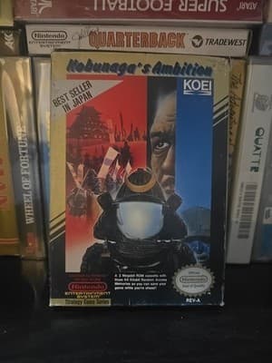 Nobunaga's Ambition (NES, 1989) CIB TESTED AND WORKING - Image 1