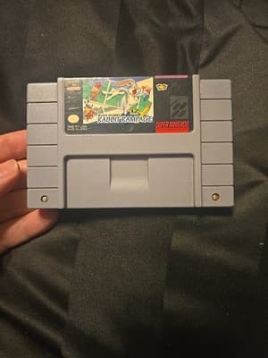 BUGS BUNNY RABBIT RAMPAGE - Super Nintendo SNES (Authentic) Game, Tested/Working - Image 1