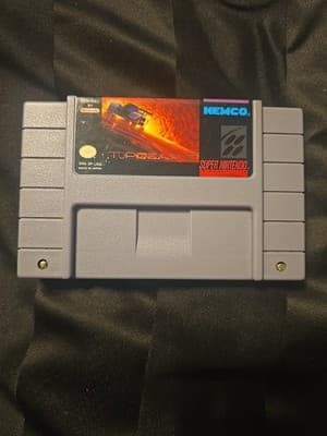 Top Gear 2 (Super Nintendo, SNES, 1993) Cart Only - **RENTAL COPY** Tested - Image 1