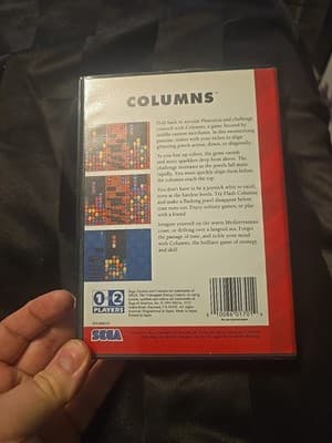 Columns (Sega Genesis, 1990) CIB TESTED AND WORKING - Thumbnail 3