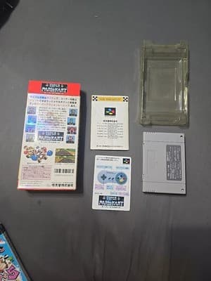 Super Mario Kart (Super Nintendo) Japanese Tested Working US SELLER - Thumbnail 2