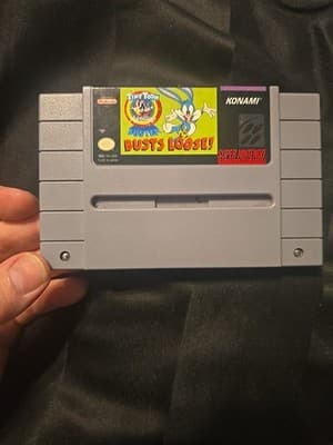 Tiny Toon Adventures: Buster Busts Loose Super Nintendo SNES- TESTED - Image 1
