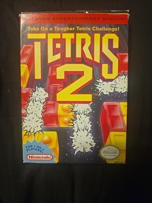 Tetris 2 CIB (Nintendo Entertainment System, 1993) TESTED AND WORKING - Image 1