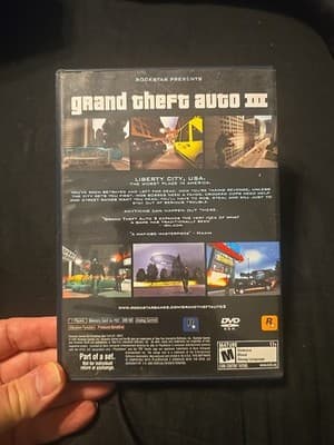 Grand Theft Auto 3 Not For Resale - Sony PS2 Tested And Working With Map Manual - Thumbnail 2