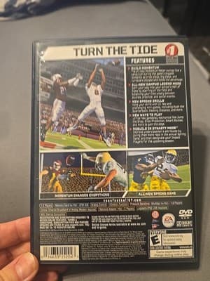 NCAA Football 07 (Sony PlayStation 2, 2006) Tested And Working - Thumbnail 2