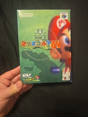 Mario Golf 64 (Japanese) Nintendo 64 N64 Japan import Boxed + Manual US Seller - Image 1