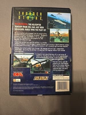 Thunderstrike 2 (Sony PlayStation 1, 1995) Lpngbox CIB Tested And Working - Thumbnail 2