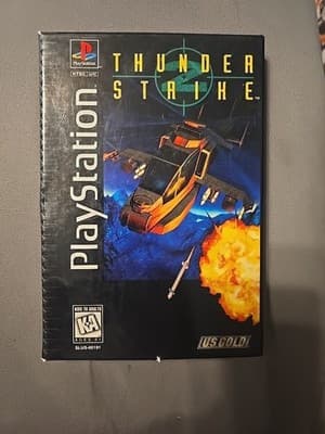 Thunderstrike 2 (Sony PlayStation 1, 1995) Lpngbox CIB Tested And Working - Image 1