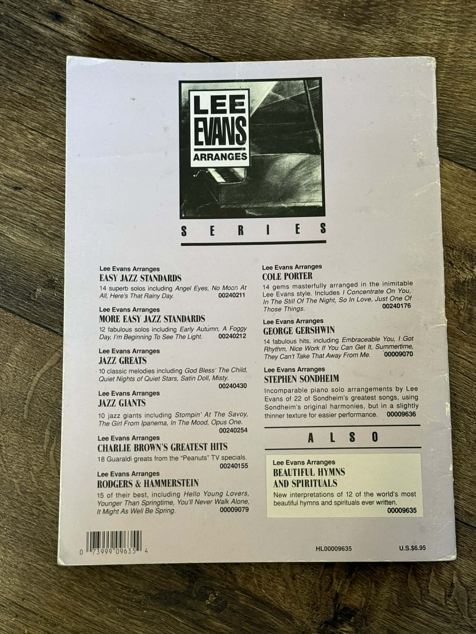 Lee Evans Beautiful Hymns and Spirituals Piano Sheet Music - Thumbnail 2