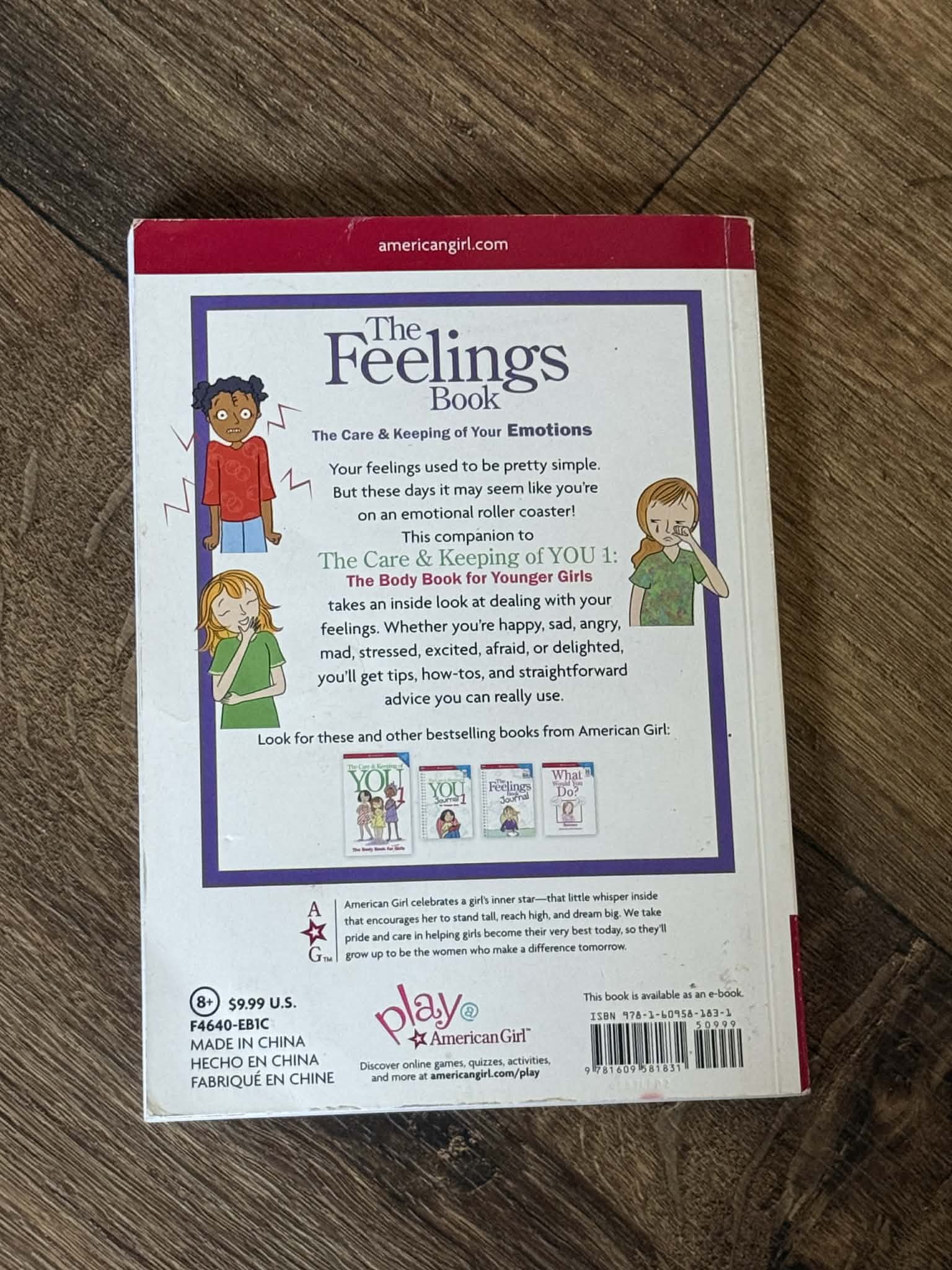 American Girl The Feelings Book Care & Keeping of Your Emotions - Thumbnail 3