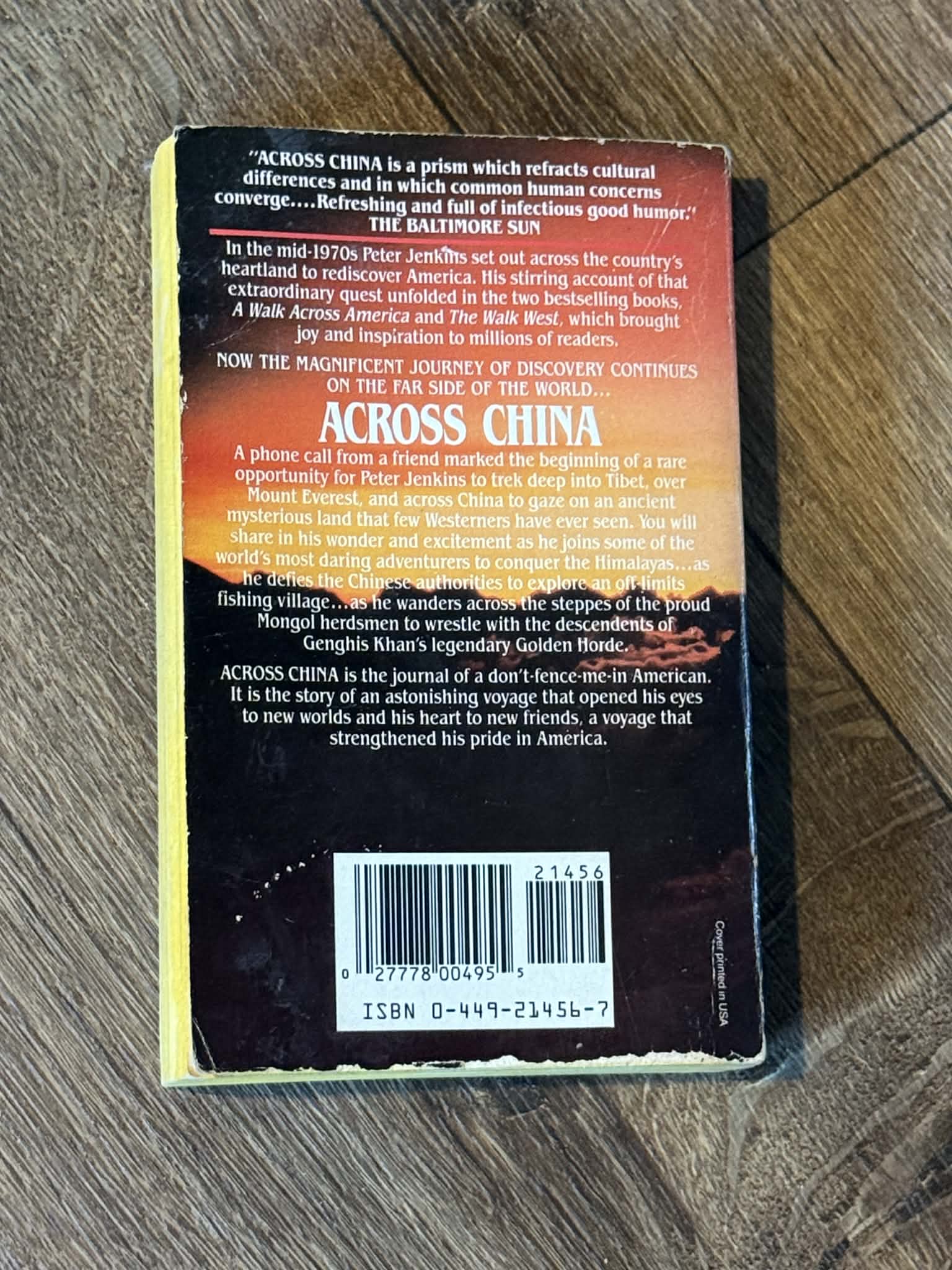 Across China by Peter Jenkins - Illustrated Travel Book - Thumbnail 3