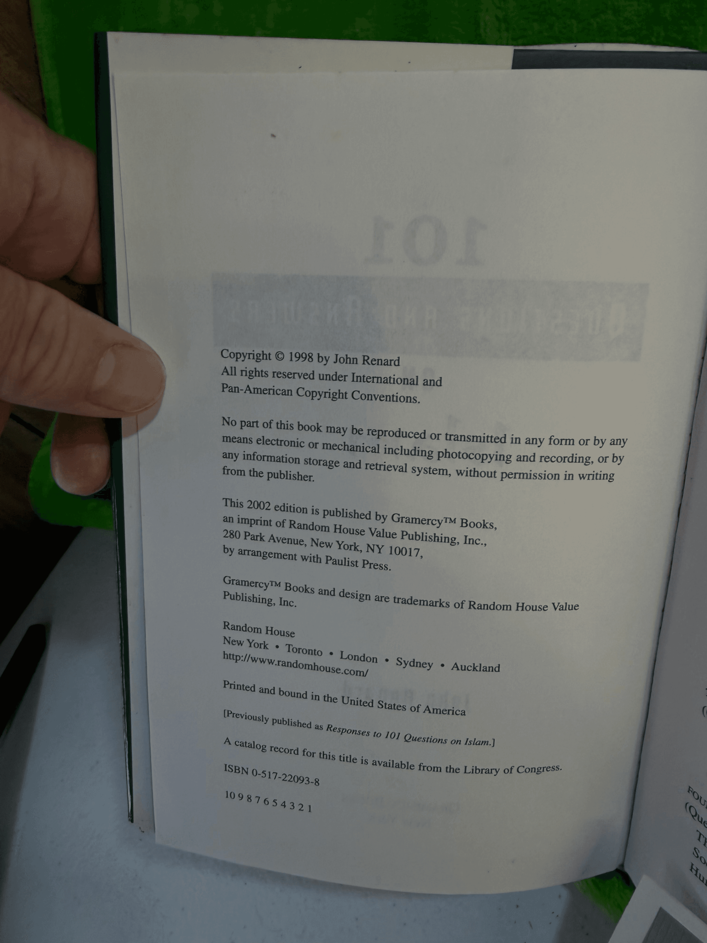 101 Questions and Answers on Islam by John Renard - Thumbnail 3