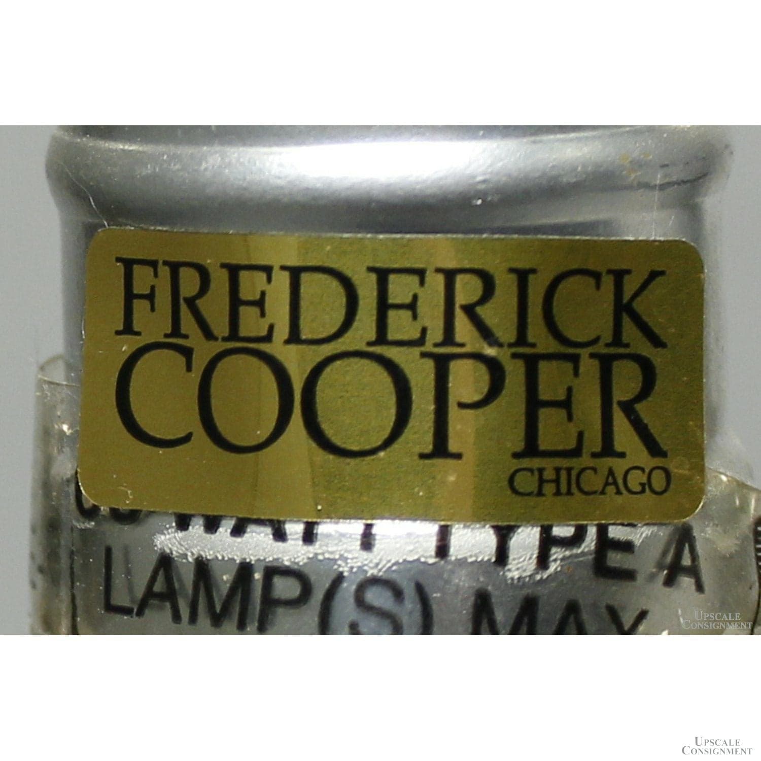 Frederick Cooper Silverplate Floral Relief Table Lamp - Thumbnail 4