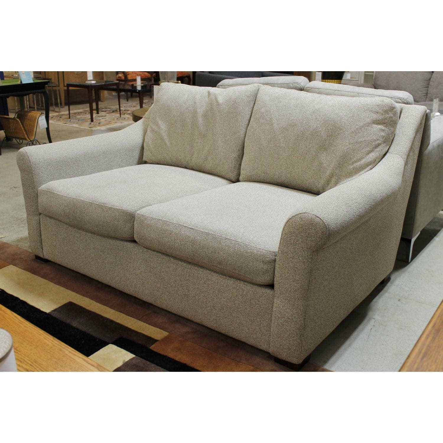 Kroehler Oatmeal Loveseat - Oatmeal - Thumbnail 3