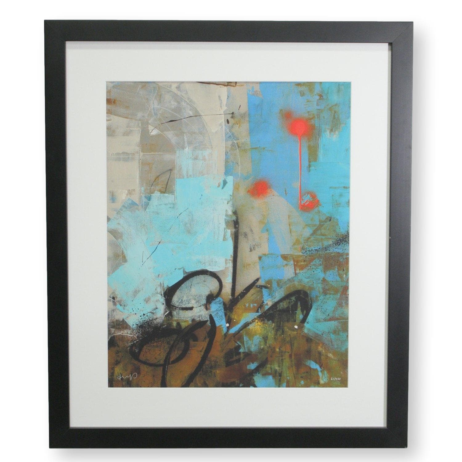 Framed Abstract Print - Image 1