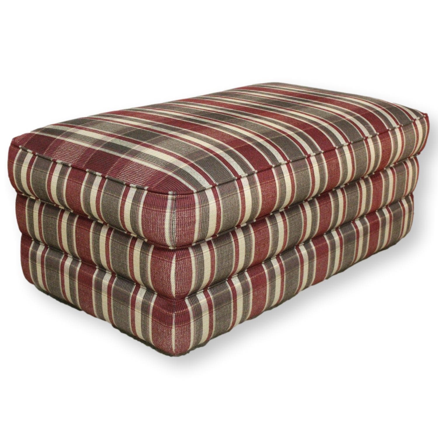 La-Z-Boy Upholstered Storage Ottoman - Red - Image 1