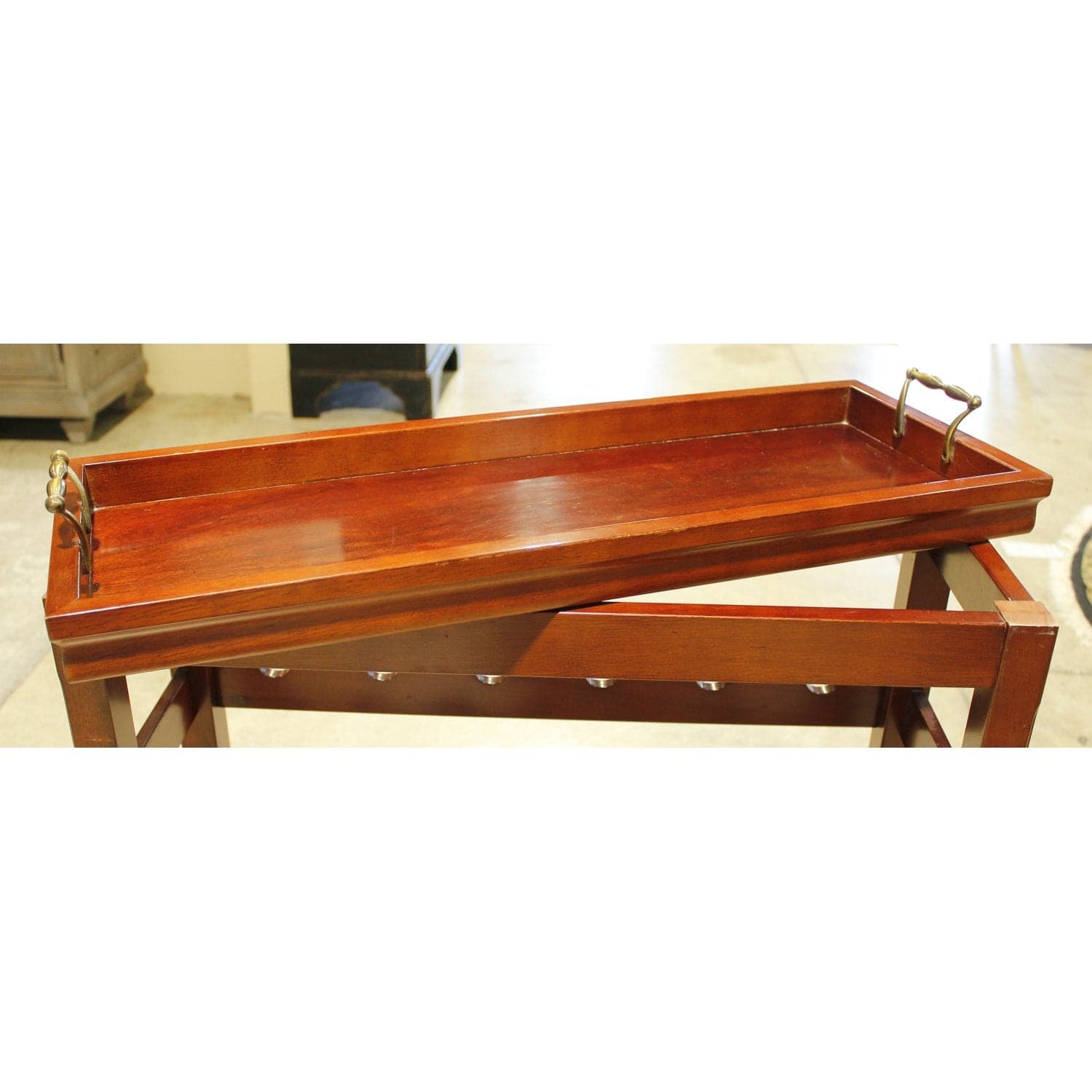 Bombay Co. Wine Rack w/Tray - Thumbnail 3