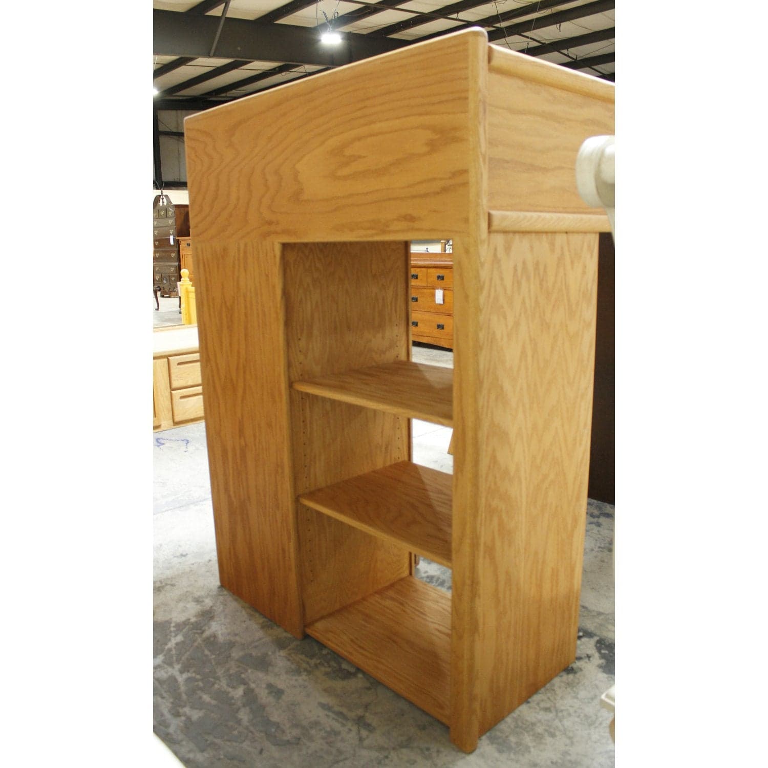 Oak Loft Bunk Bed w/Desk & Chair - Thumbnail 10