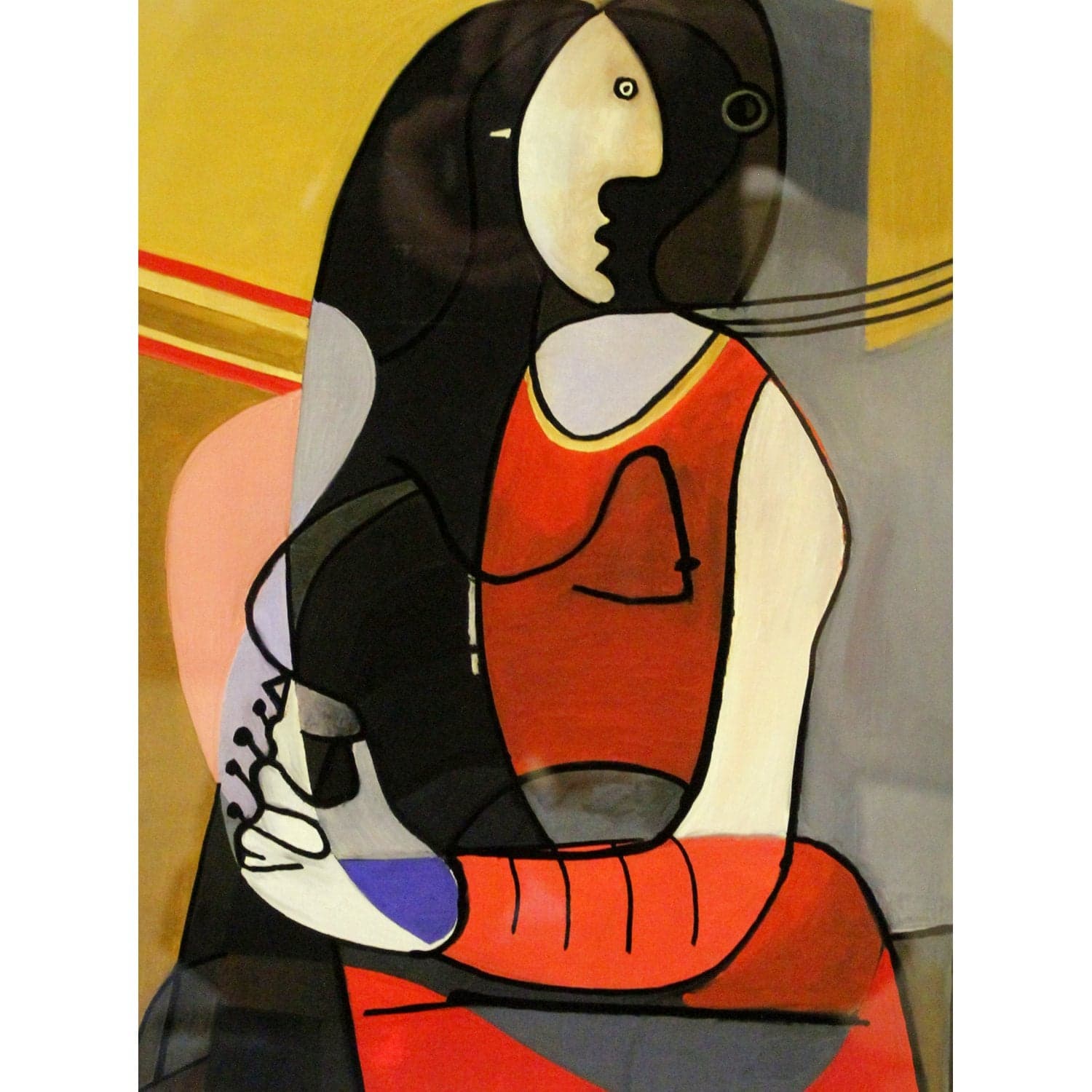 Gallery Framed Art Print 'Seated Woman' By Pablo Picasso - Thumbnail 2