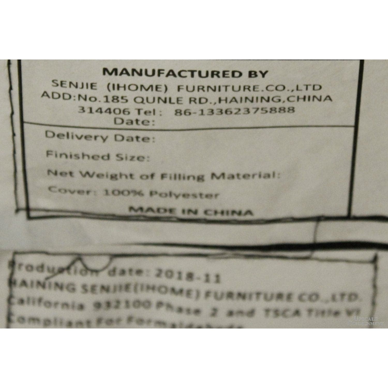 Haining Dark Blue Arm Chair - Dark Blue - Thumbnail 4