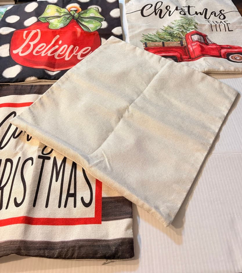 Christmas Pillow Case Set - 4 Designs - Holiday Decor - Thumbnail 8