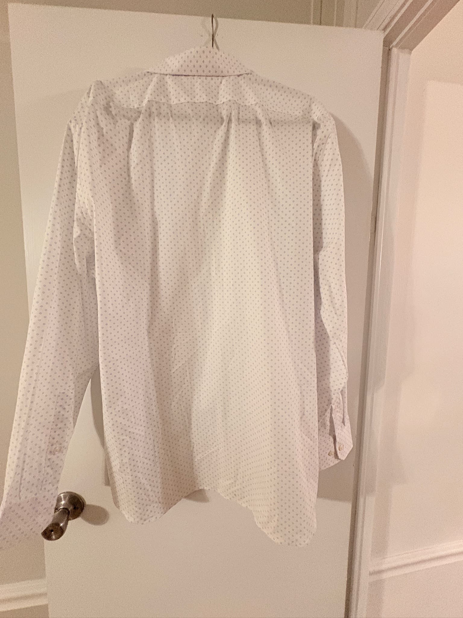 Banana Republic Mens 801207 Slim Fit Untucked Button Down Shirt - Thumbnail 4