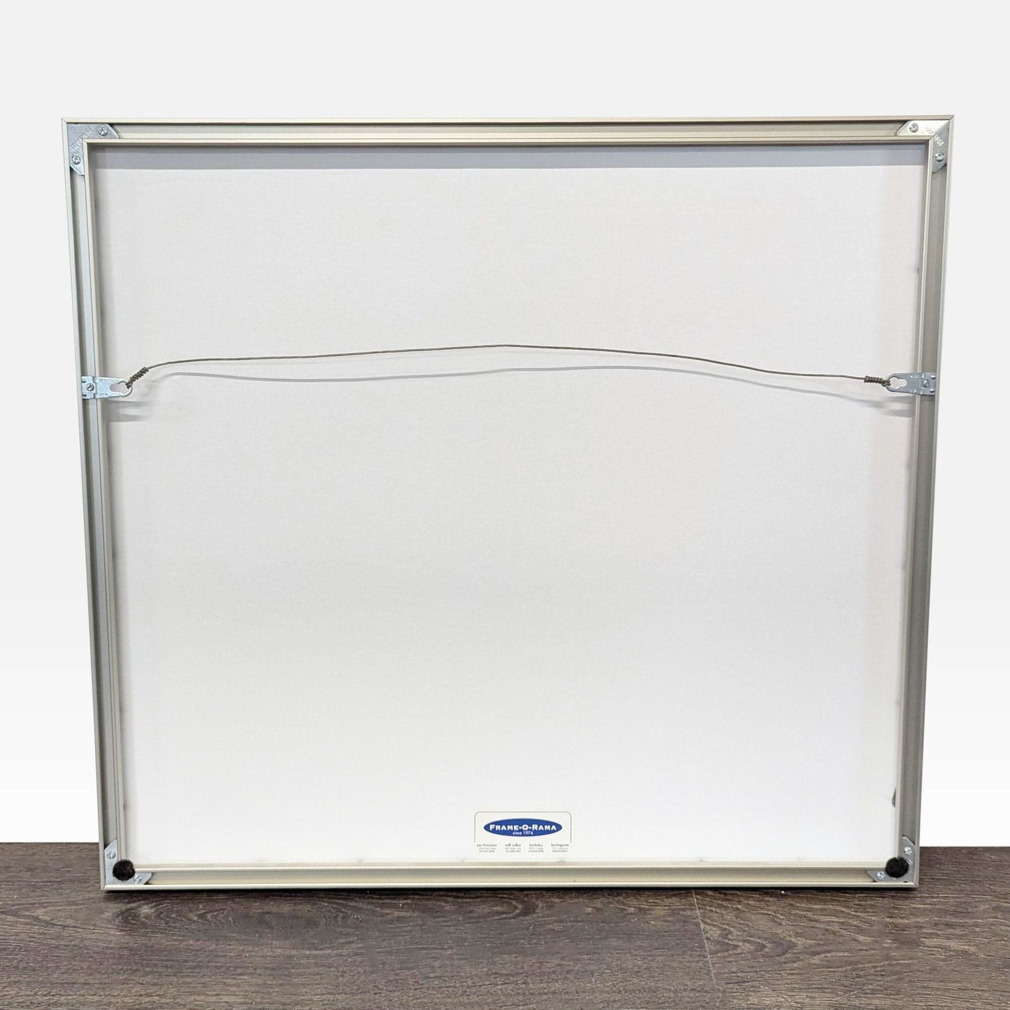 Framed Japanese Style Print with Red Pomegranate Pattern on Textured Paper - Thumbnail 3