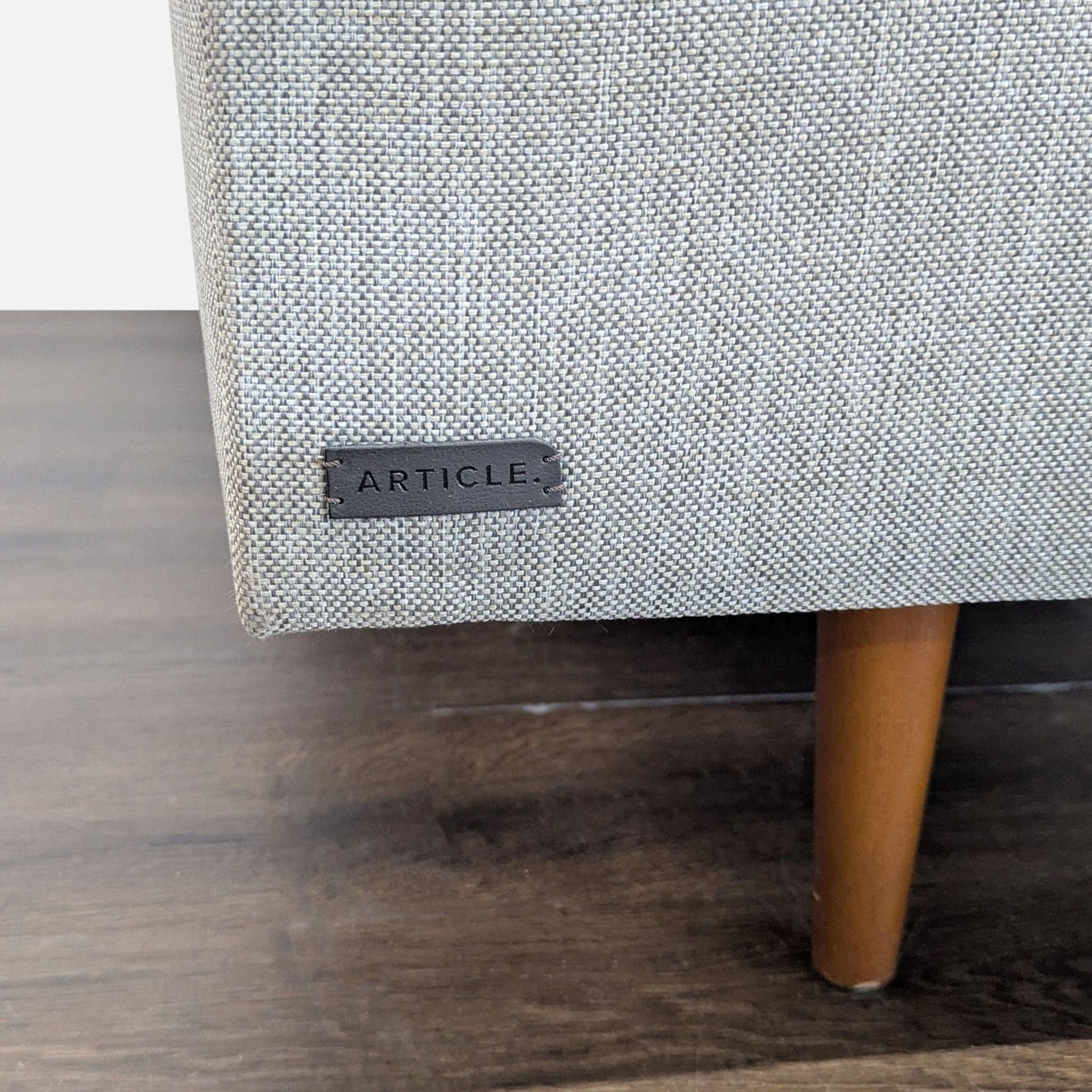 Article Burrard Modern Light Grey Sectional Sofa with Chaise - Thumbnail 5