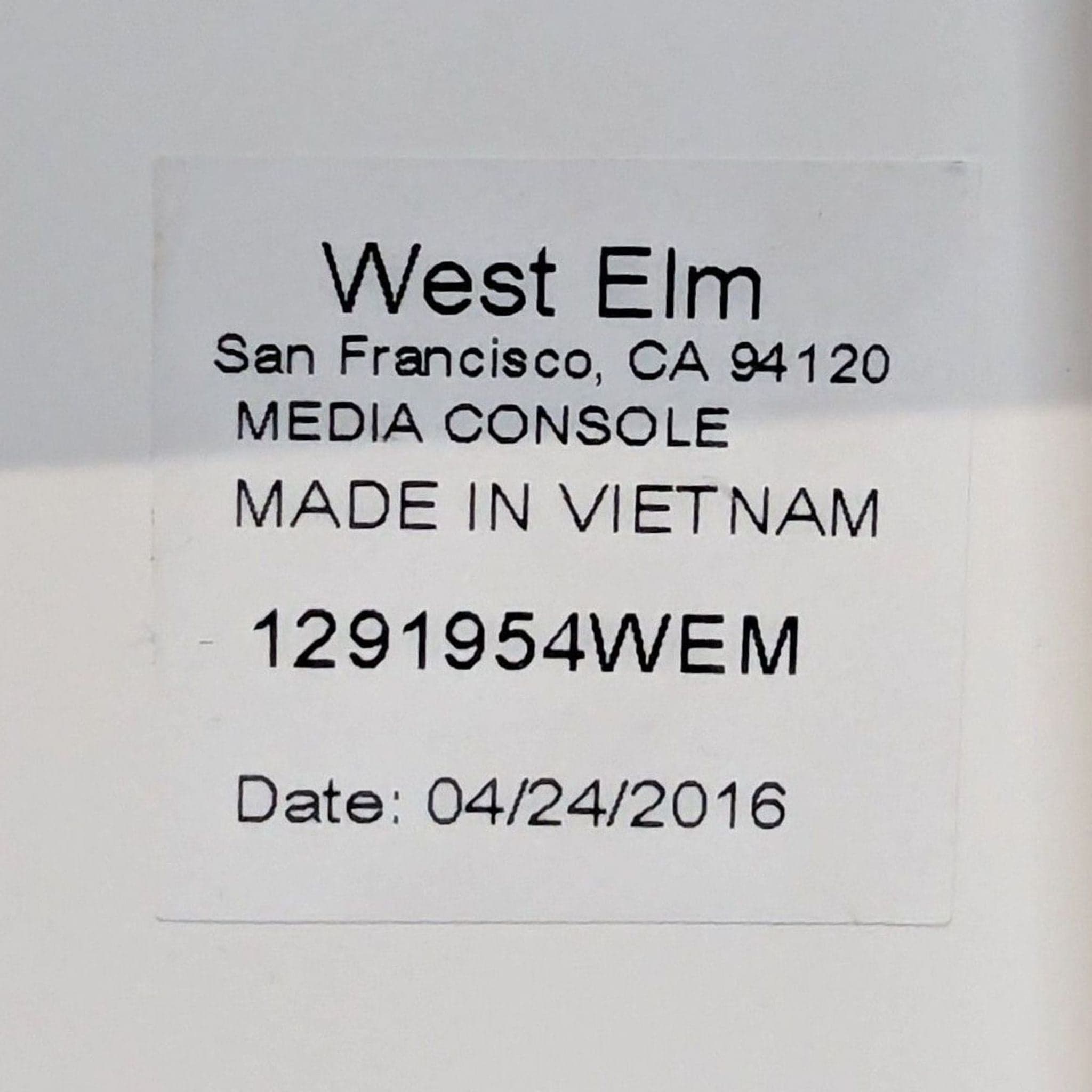 West Elm Reclaimed Wood Media Console - Thumbnail 6