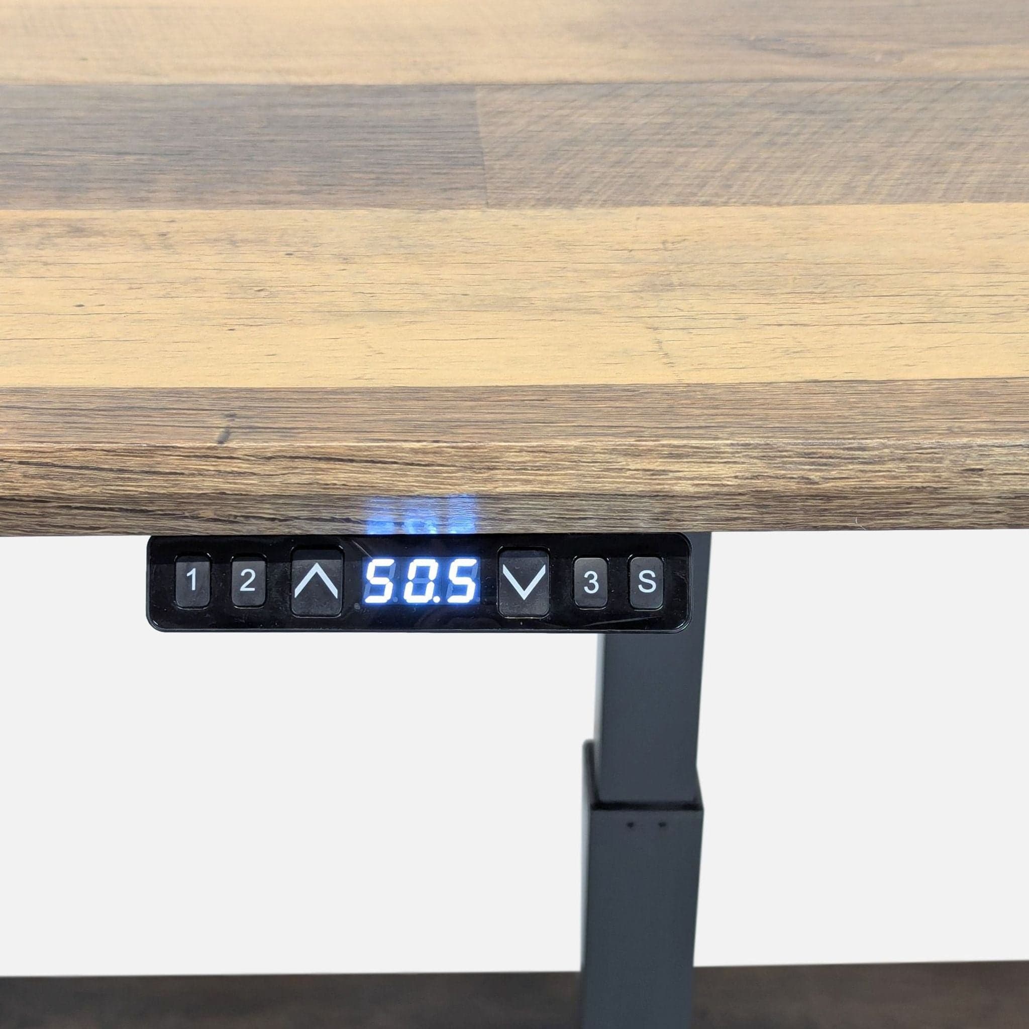 Varidesk Electric Adjustable Height Standing Desk with Wood Finish Top - Thumbnail 7
