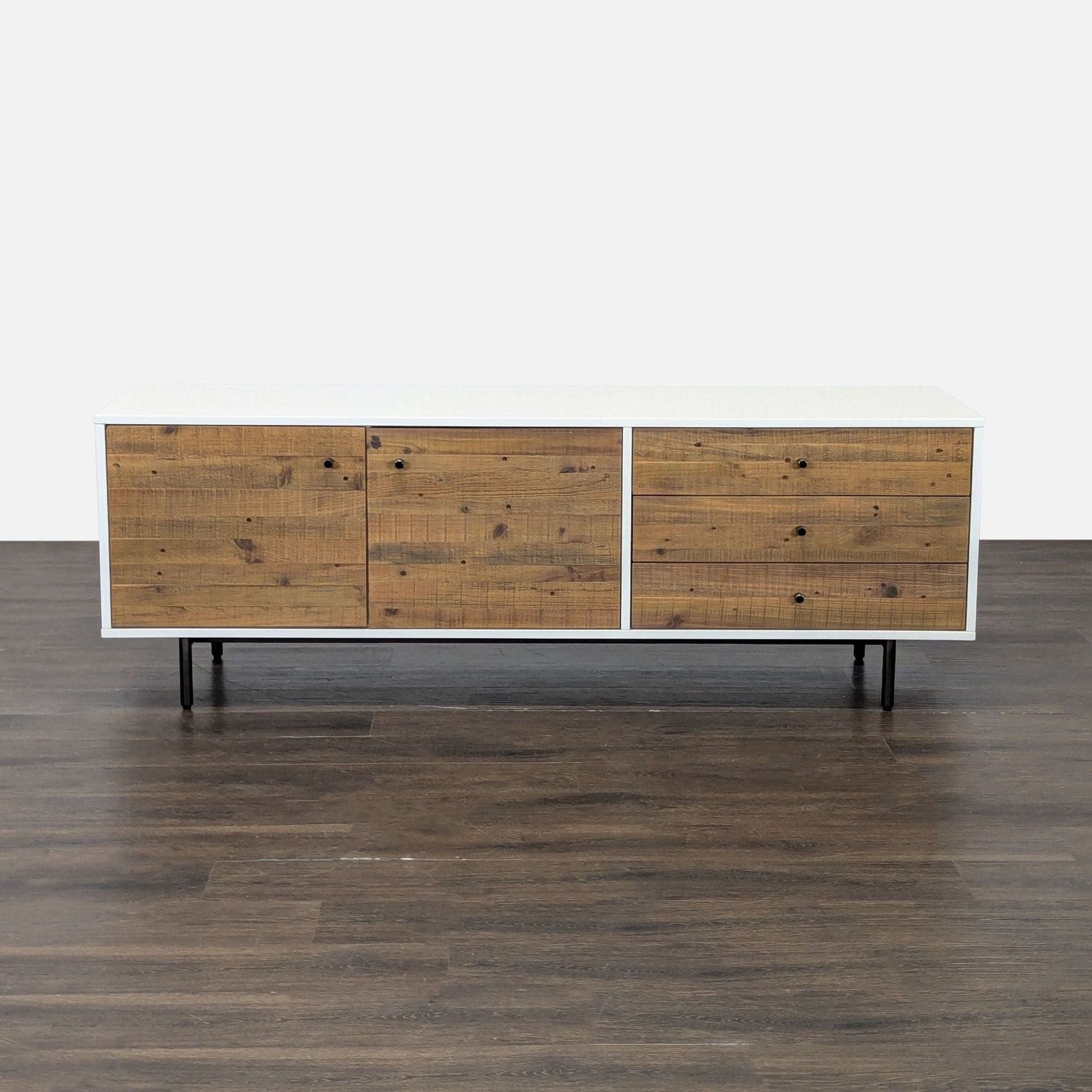 West Elm Reclaimed Wood Media Console - Image 1