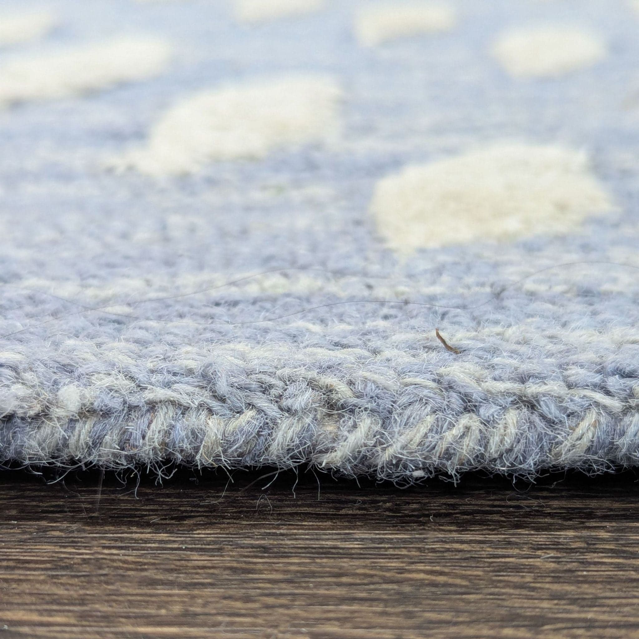 Safavieh Blue & Ivory Textured Modern 8x10 Area Rug, Elegant Leaf Pattern - Thumbnail 5