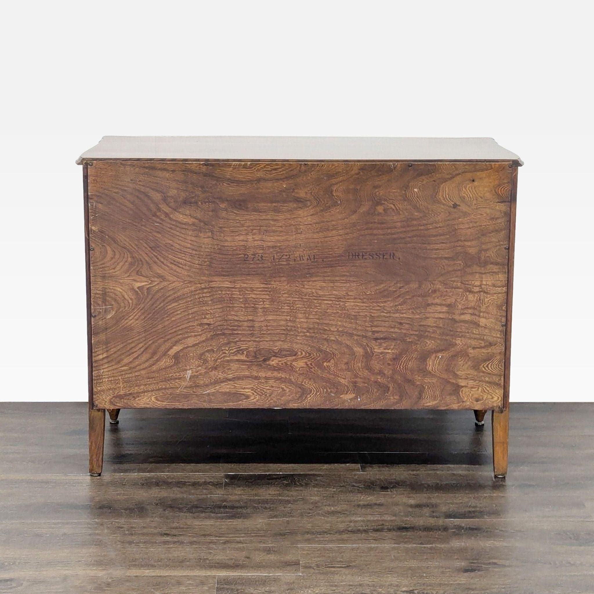 John Stuart Inc. Classic Wooden Dresser with Curved Drawers and Ornate Detailing - Thumbnail 4