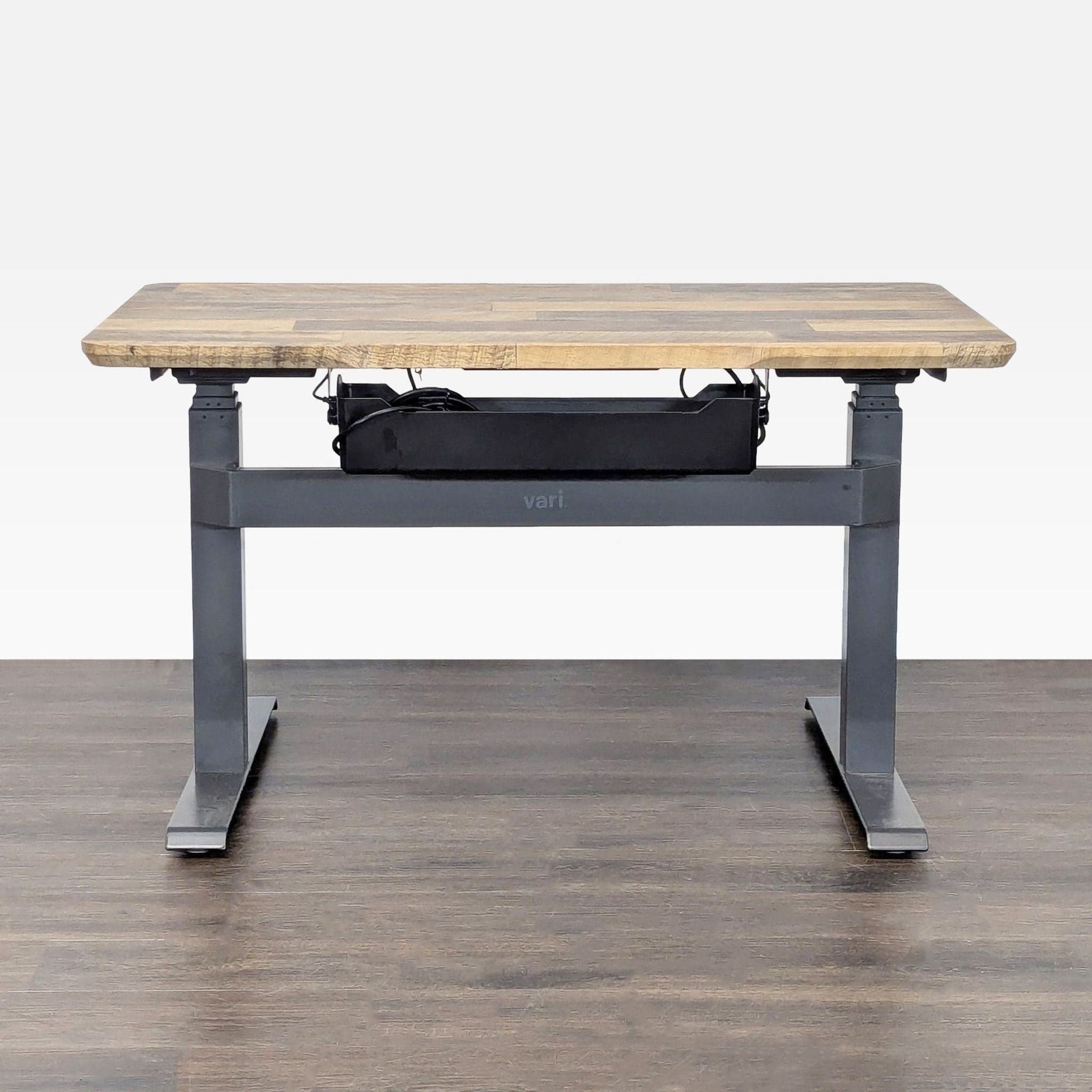 Varidesk Electric Adjustable Standing Desk - Wood Finish - Thumbnail 9