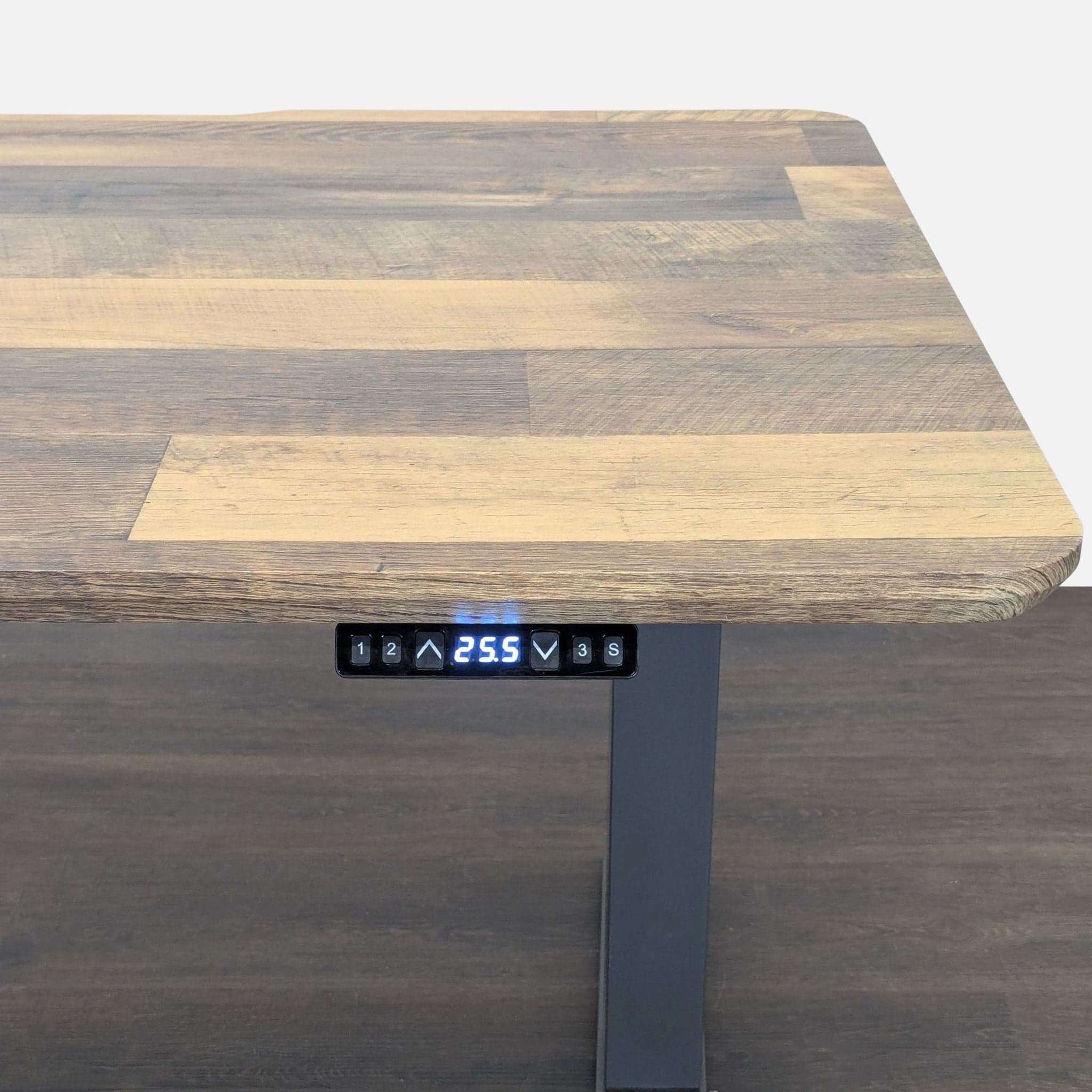 Varidesk Electric Adjustable Height Standing Desk with Wood Finish Top - Thumbnail 6