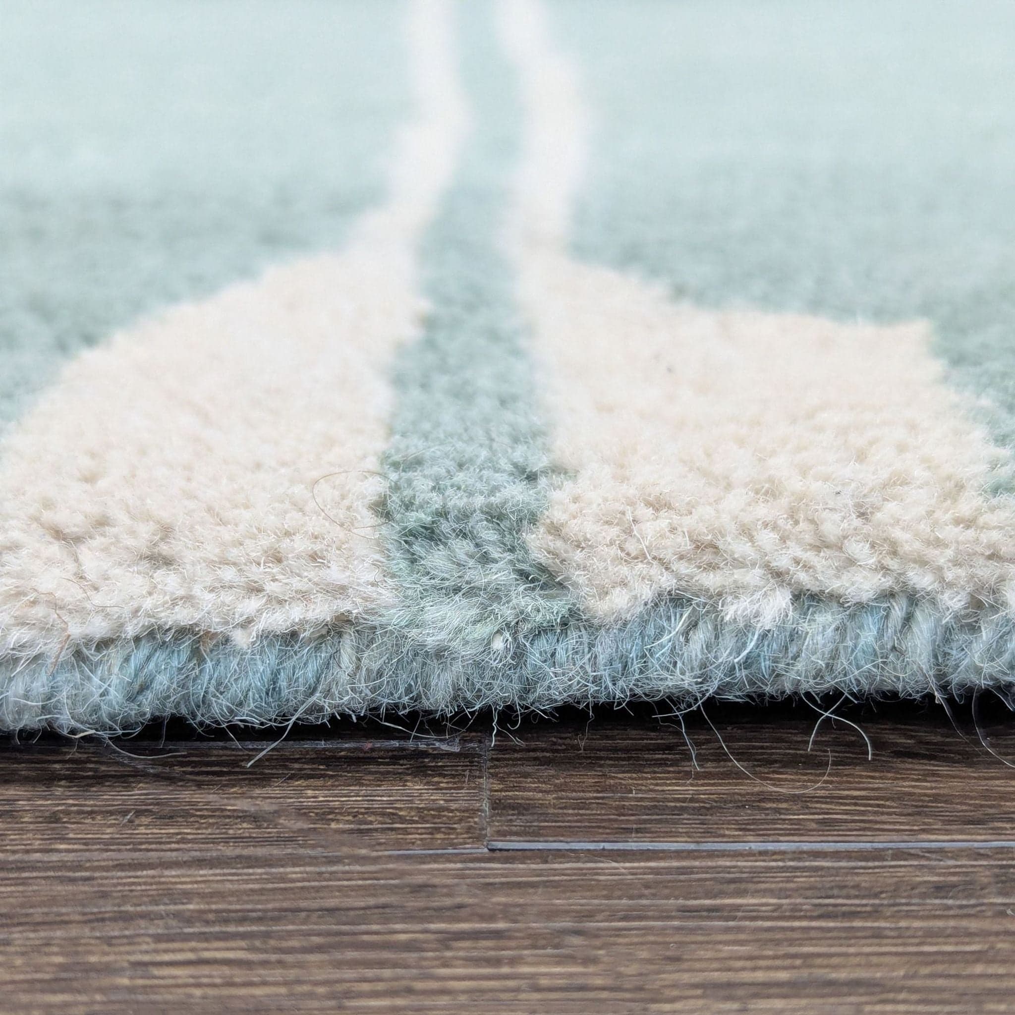 Bashian Chelsea Modern Geometric Blue and Cream 7.6’ x 9.6’ Area Rug - Thumbnail 7