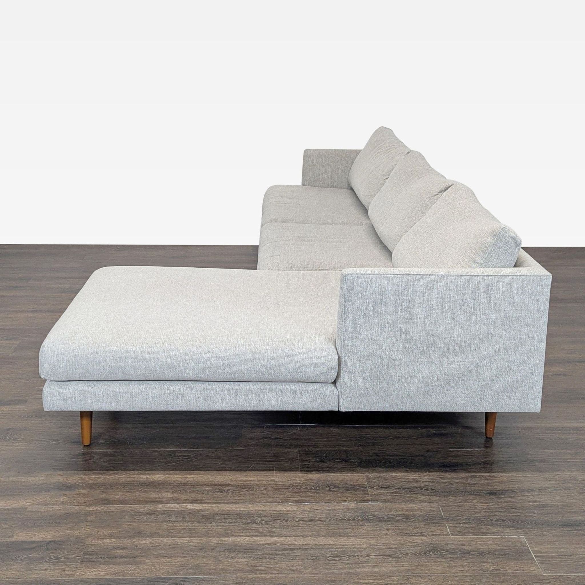 Article Burrard Modern Light Grey Sectional Sofa with Chaise - Thumbnail 8
