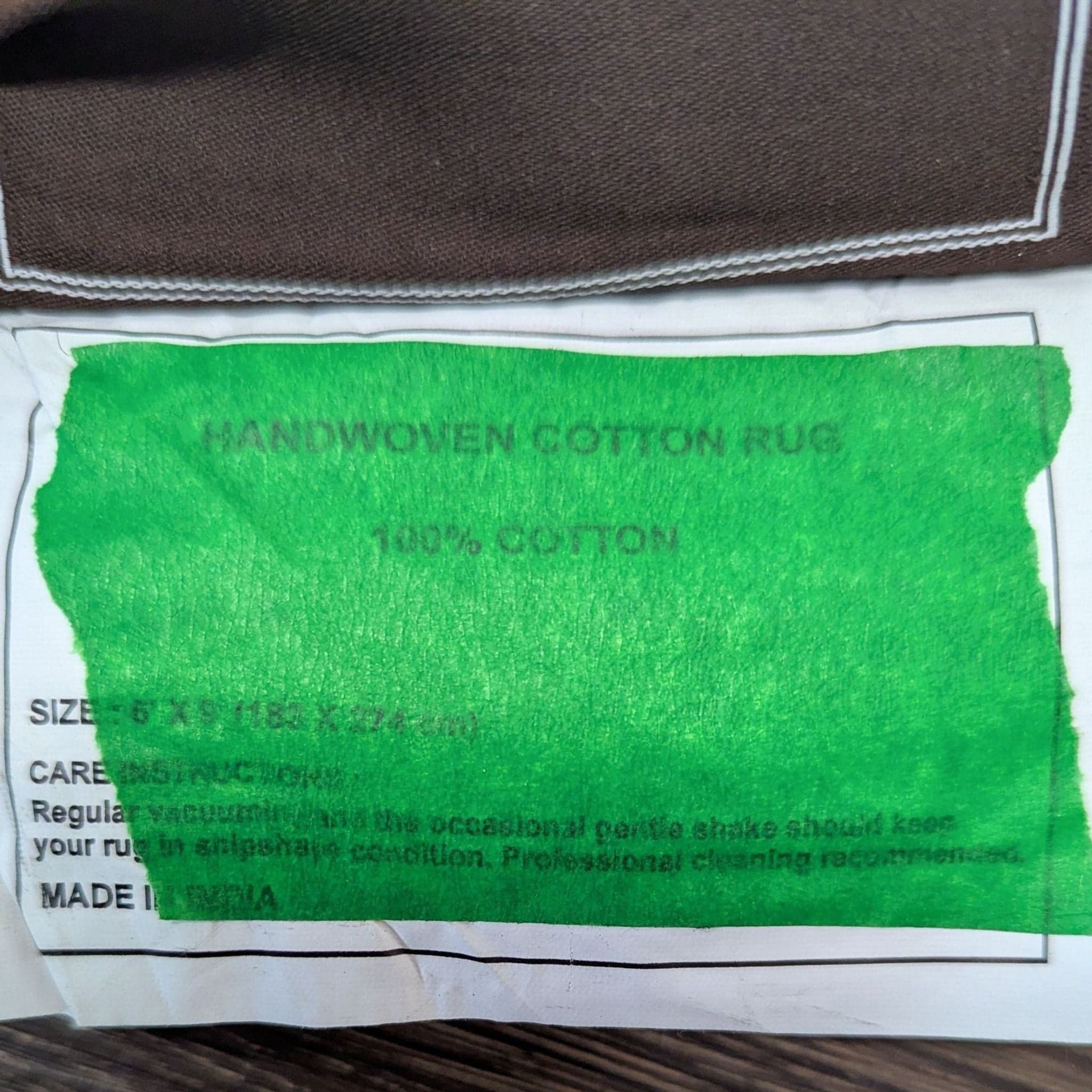 Dash and Albert Ivory & Grey Striped Flat Weave Rug - Thumbnail 3