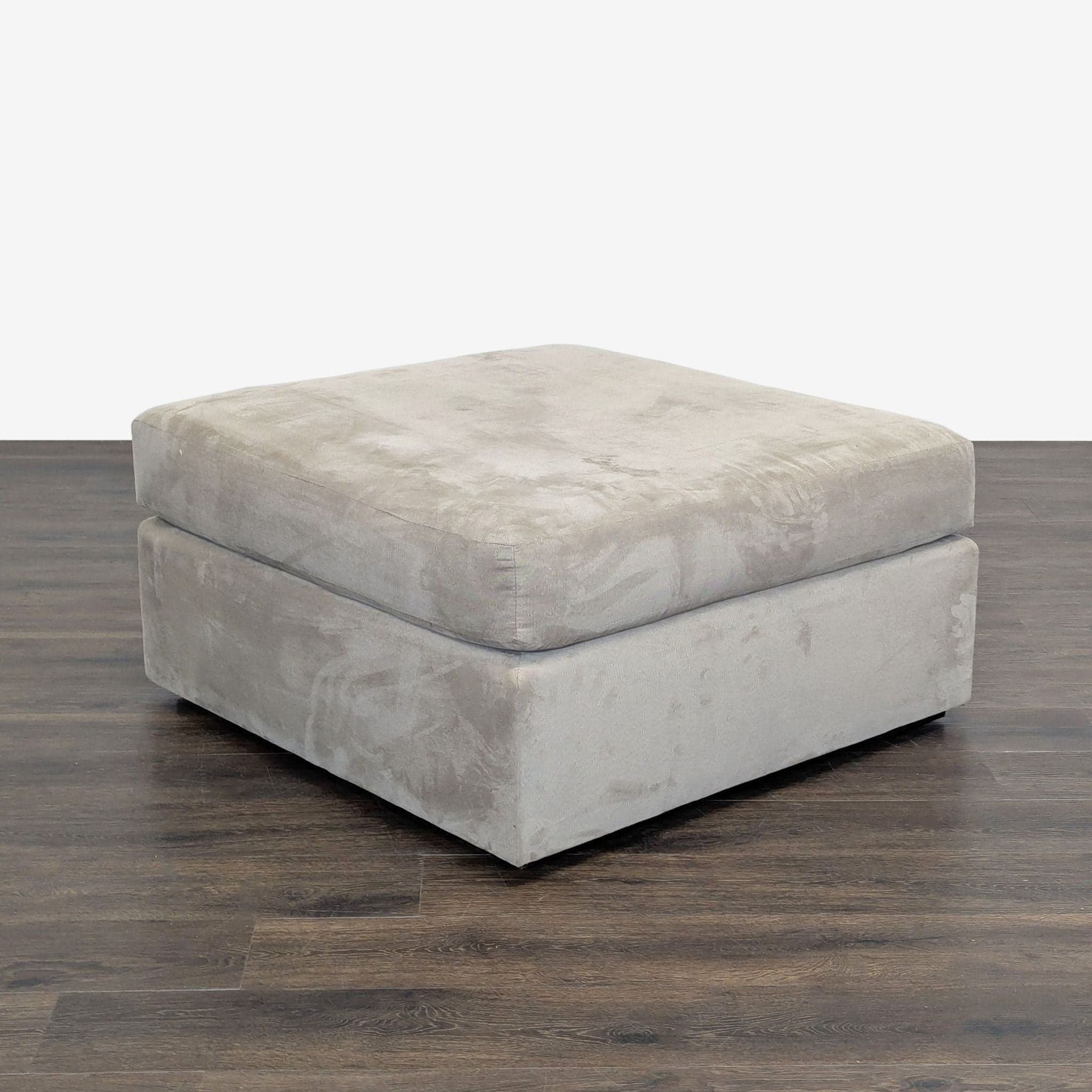 Upholstered Square Ottoman - Thumbnail 2