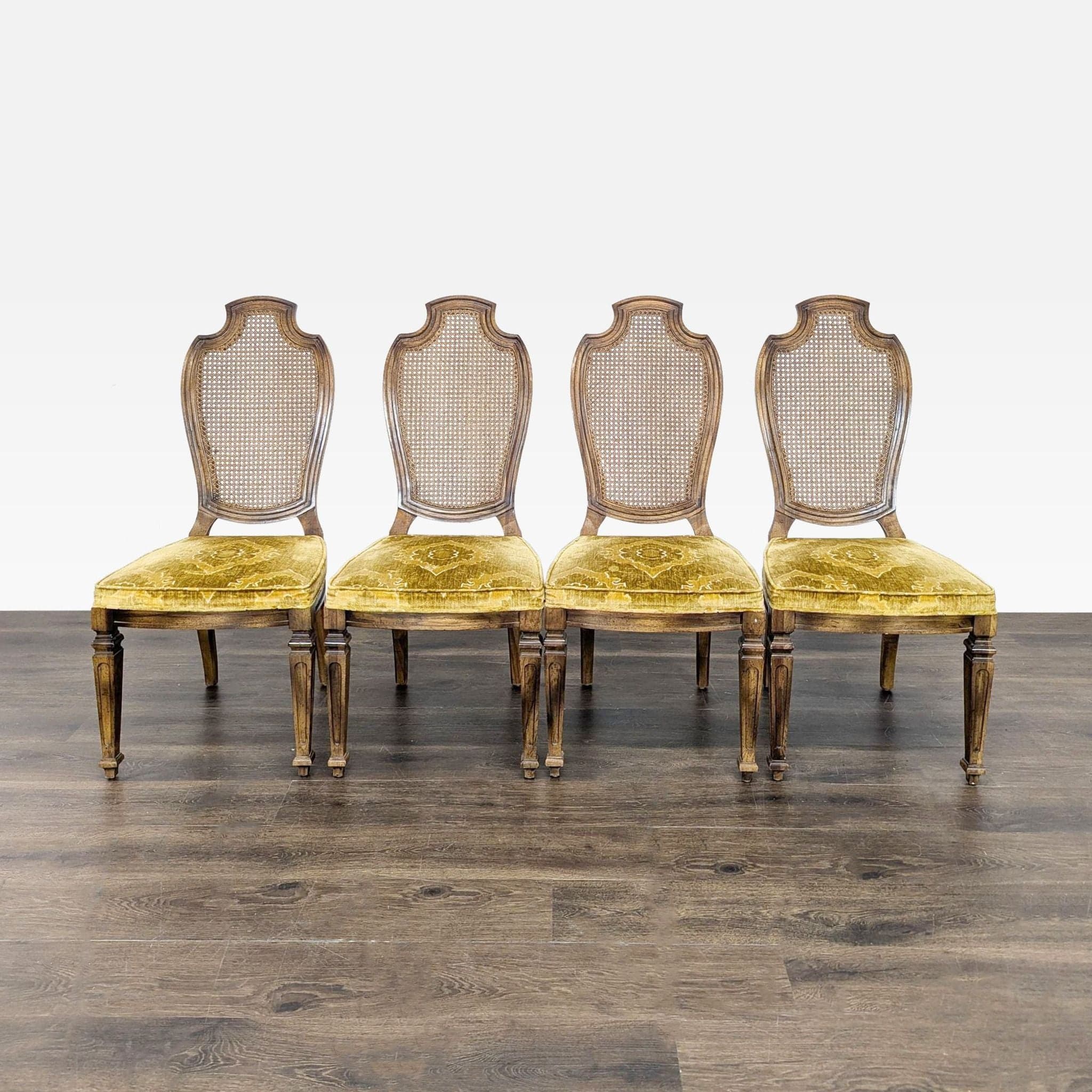Set of Four Vintage Century Furniture Dining Chairs - Image 1