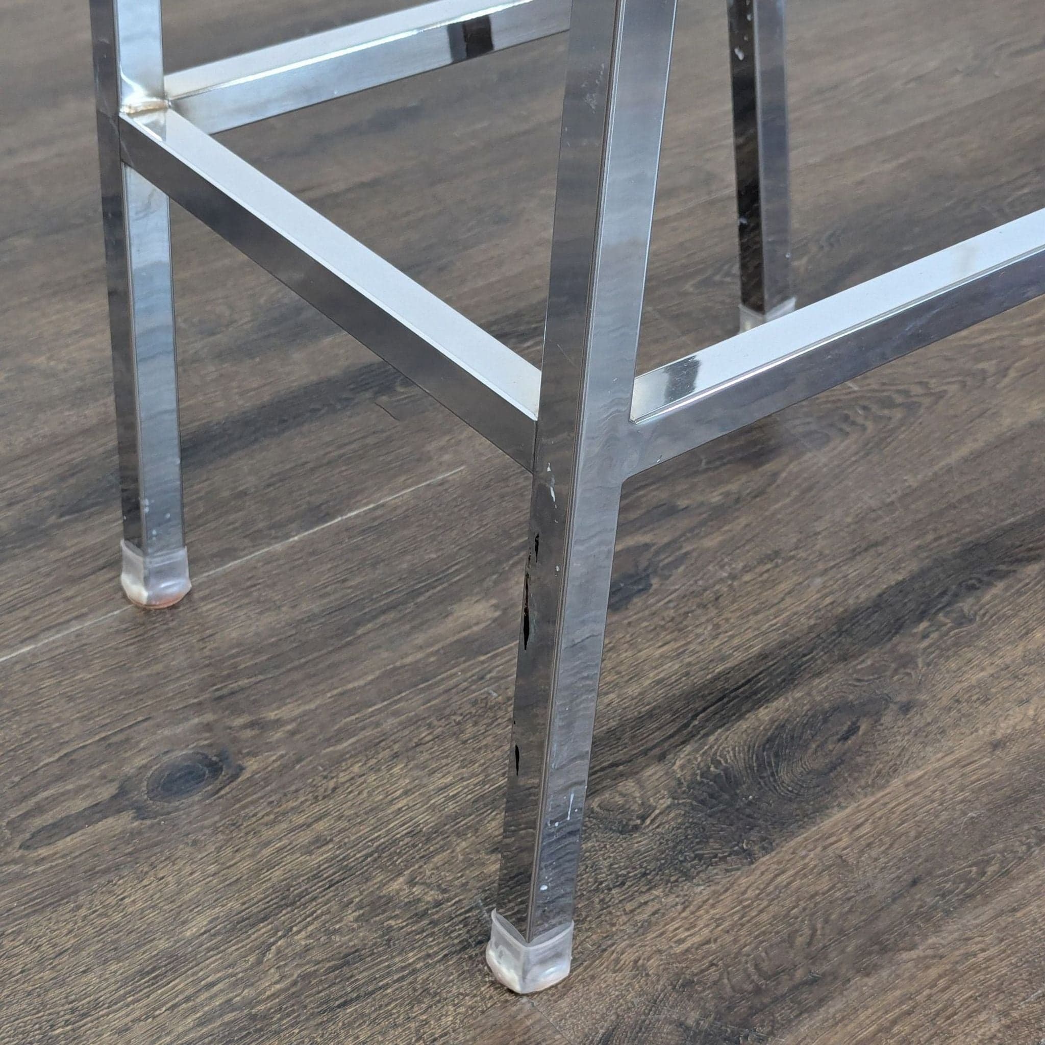 Acrylic and Chrome Bar Stool - Thumbnail 7