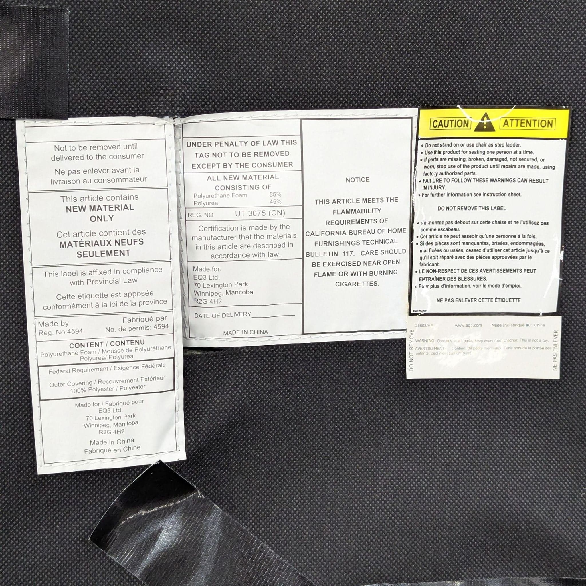 EQ3 Upholstered Dining Chair - Thumbnail 5